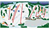 Buck Hill Ski Area trail map