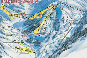 Balderschwang trail map, Balderschwang ski map, Balderschwang snowboard map