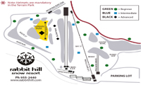 Rabbit Hill trail map