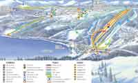 Gala Ski Arena trail map