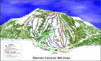 Warner Canyon trail map