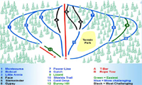 Phoenix Mountain trail map