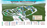 Oak Mountain trail map