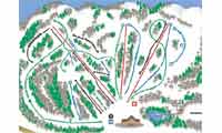 Huff Hills trail map