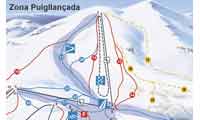 La Molina trail map