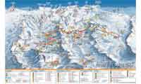 Gressoney - Monterosa Ski trail map