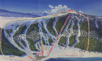 Meadowlark Ski Lodge trail map