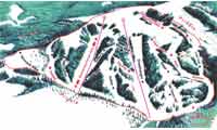 Hogadon Ski Area trail map